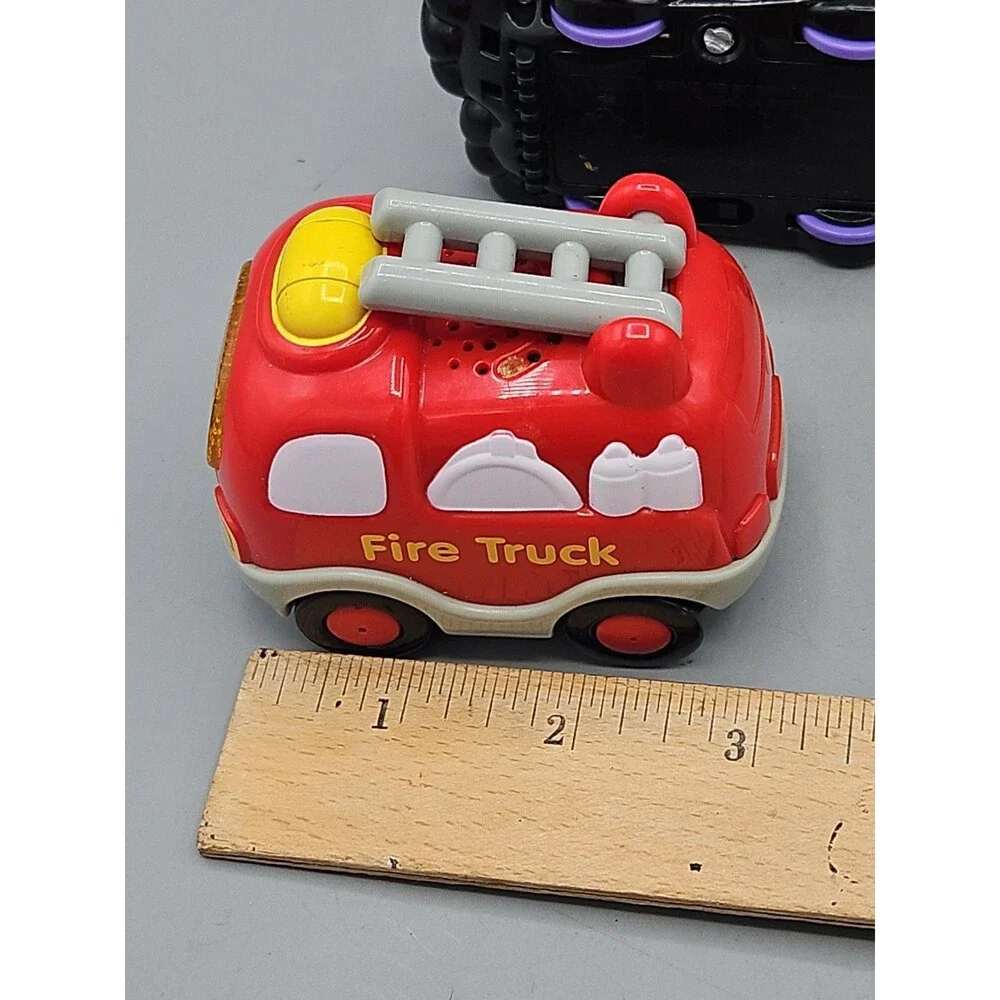 VTech Go! Go! Smart Wheels Vehicles Airplane Fire Truck Lights Sounds Toy Lot